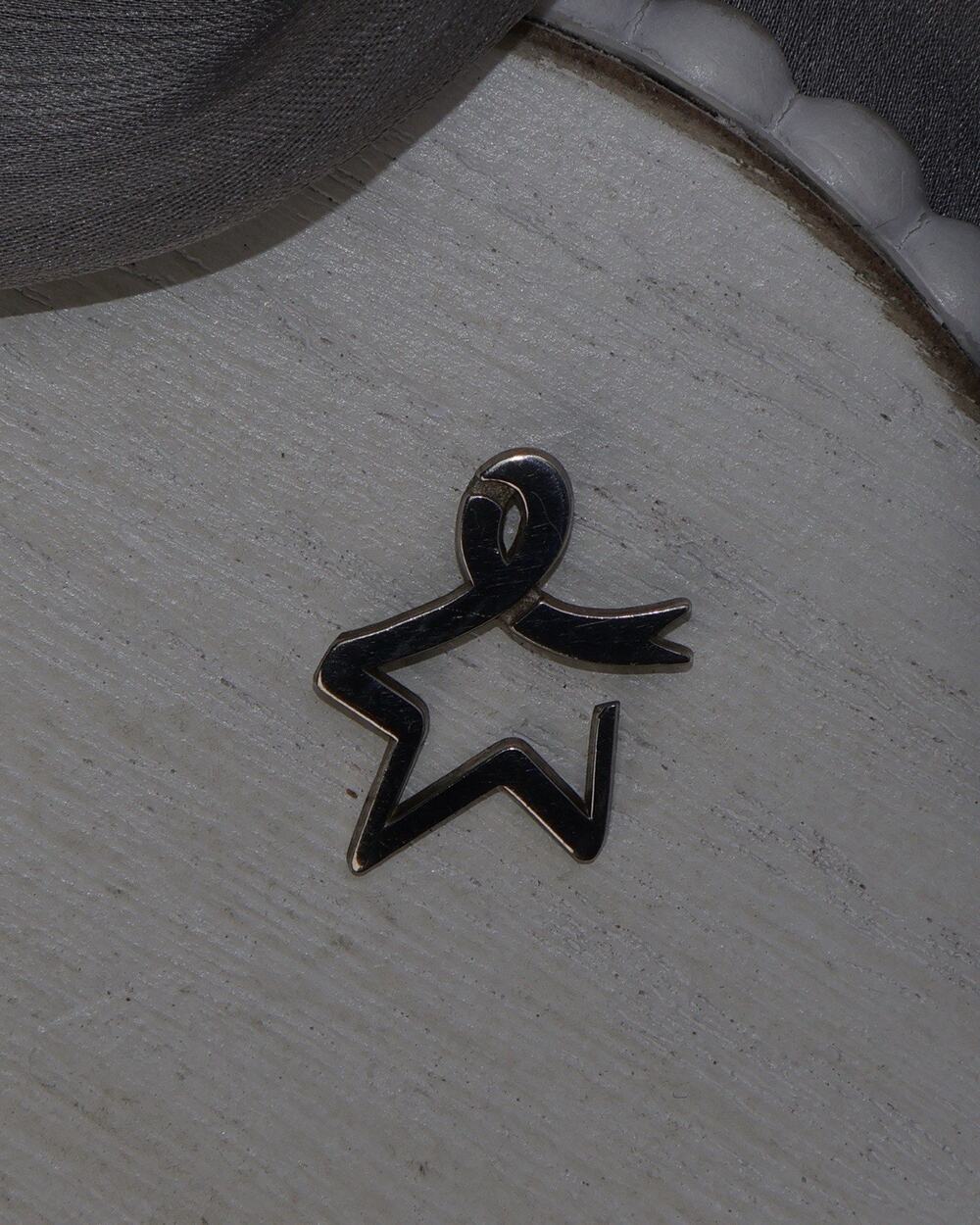 Vintage Sterling Silver Star Pendant 1.59G / 0.8in